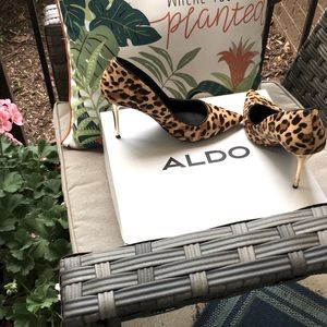 Sexy Leopard Print Aldo Pumps